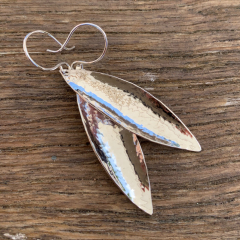Hammered-Leaf-Earrings